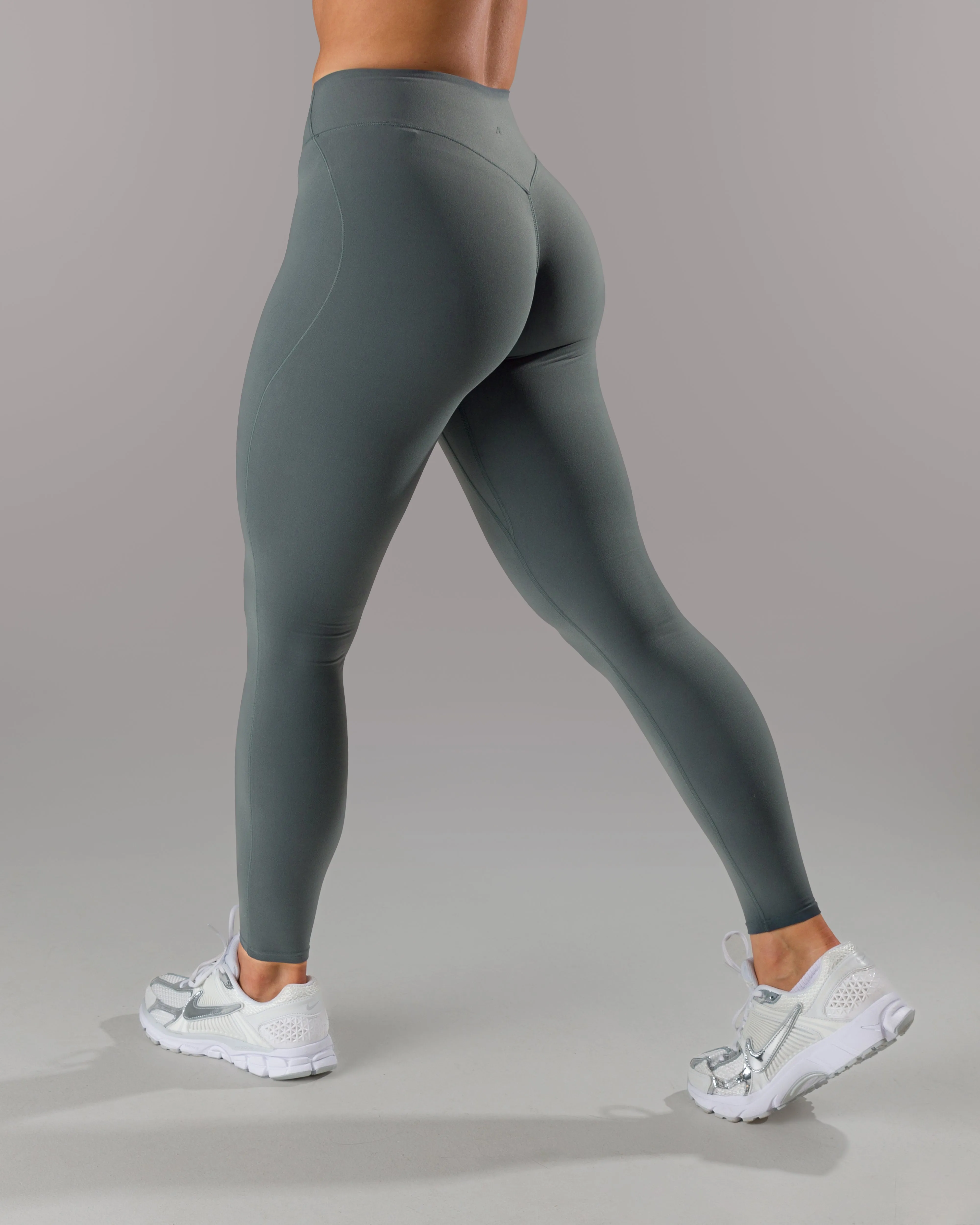 Durable Feel Evening Walk Non See Wrap Legging - Dark Navy