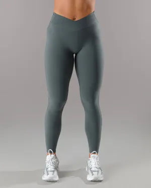 Wrap Legging - Dark Navy Flexible Stitching Cozy Feel