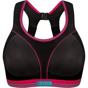 Indoor workout clothes Shock Absorber Ultimate Run Womens Sports Bra - Black