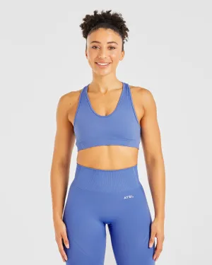 Balance V3 Seamless Sports Bra - Bright Cobalt Stretchable Soft Cotton