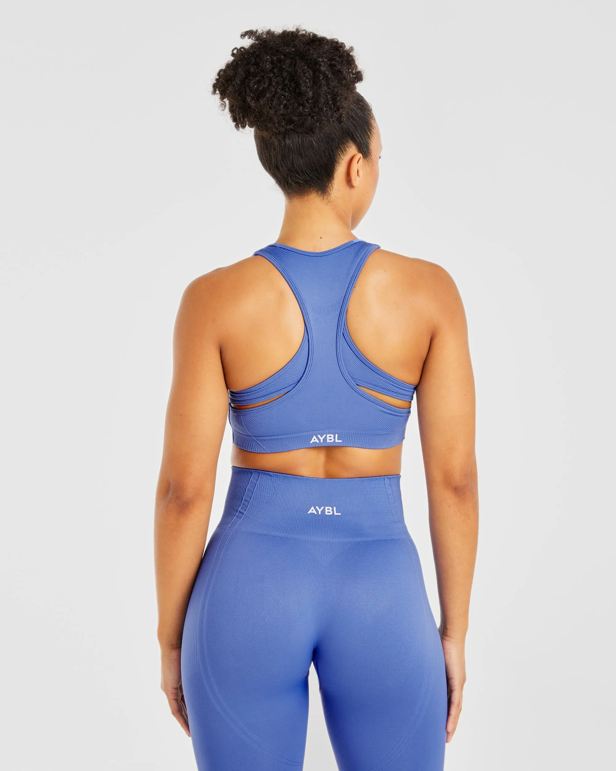 sports events Seamless Fabric Balance V3 Seamless Sports Bra - Bright Cobalt