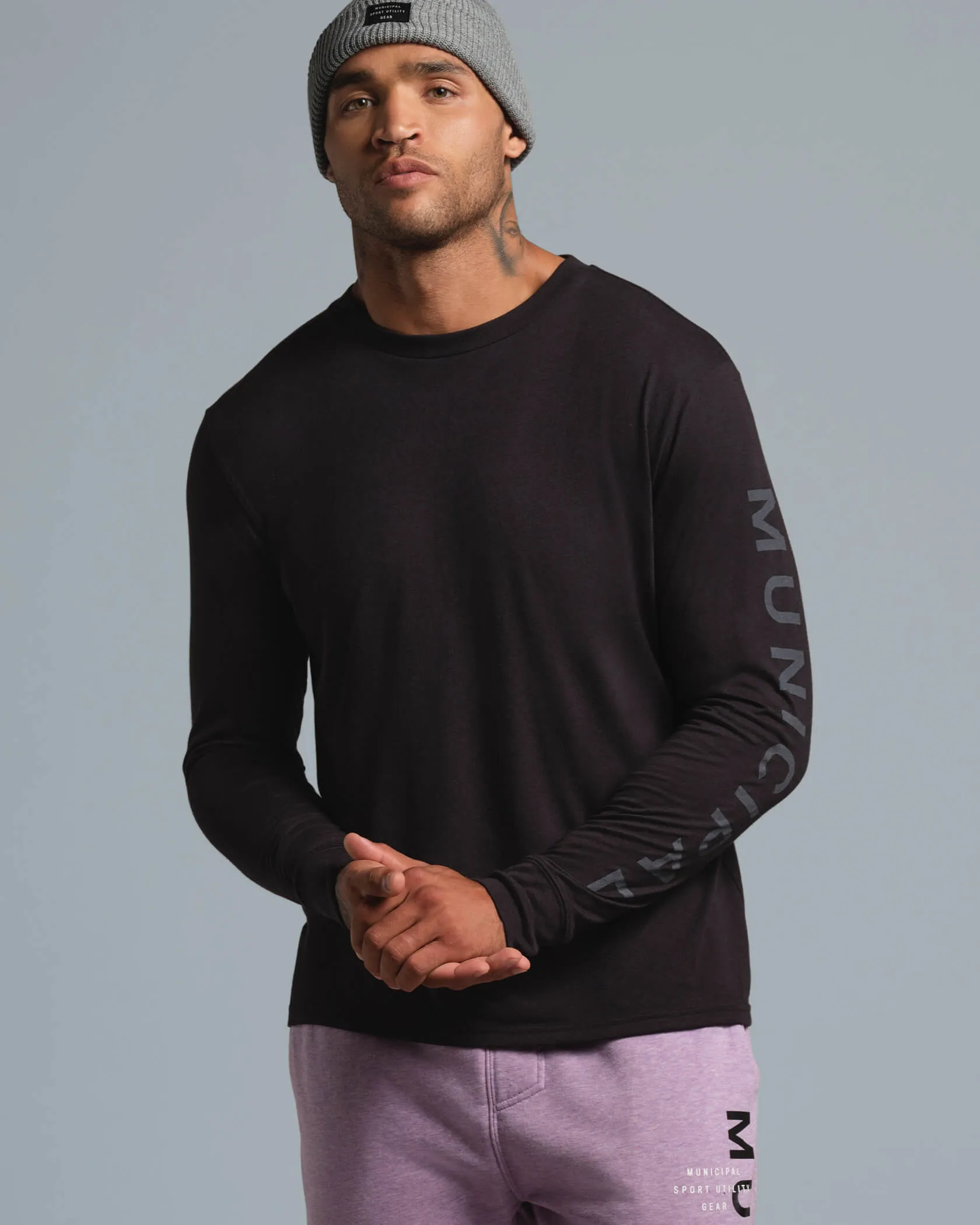 Armband SuperBlend LS T-Shirt Pearl Tone AntimicrobialTreatment