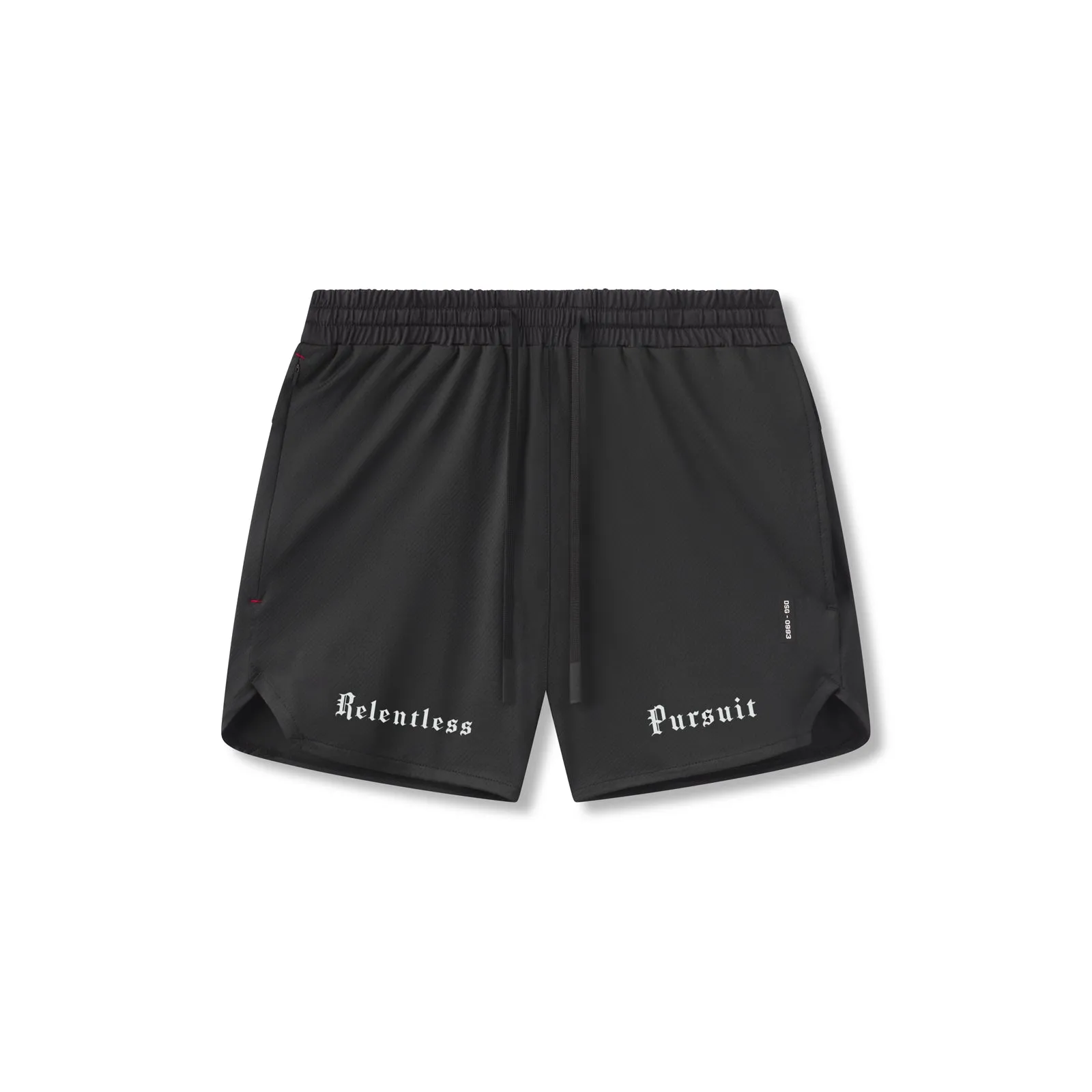 0993. AeroSilver? 5" Linerless Short - Black "RP" Abrasion Dispersing Weave Flexible Side Panels