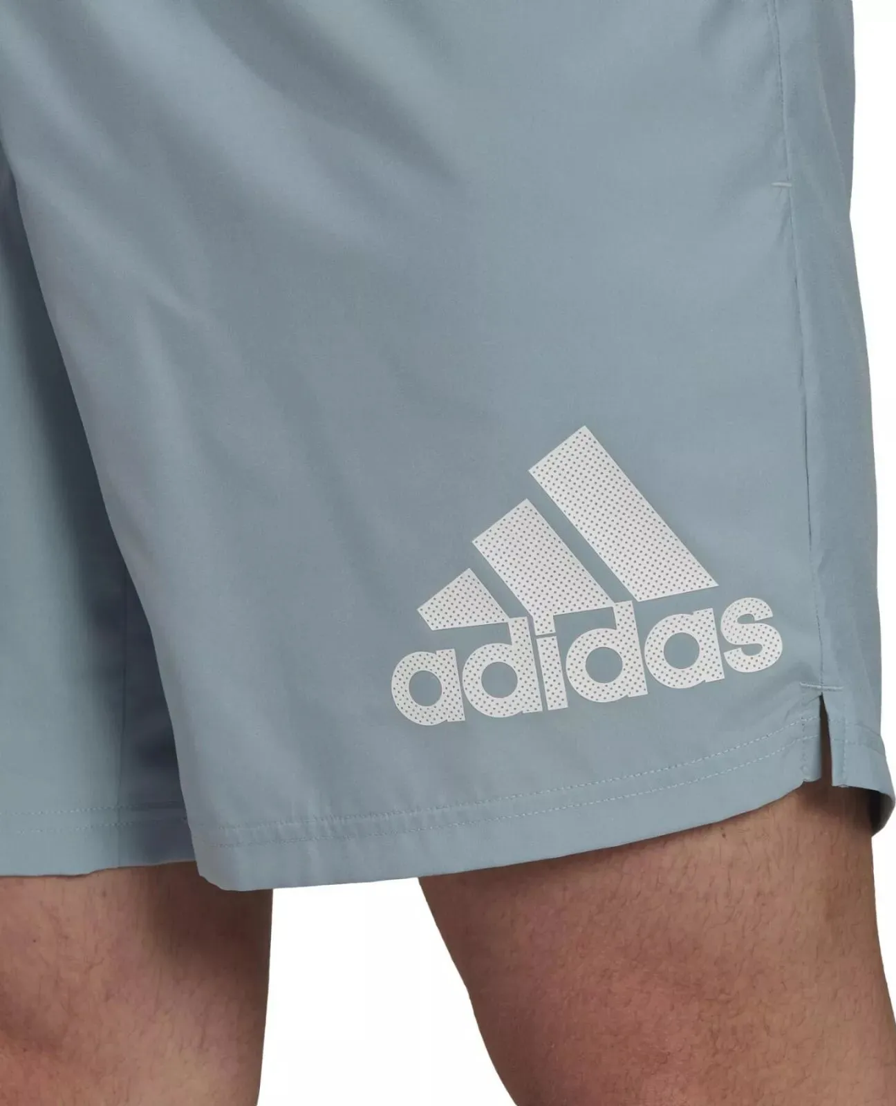 adidas Run It 7 Inch Mens Running Shorts - Grey Layered Cuff Design maternity option