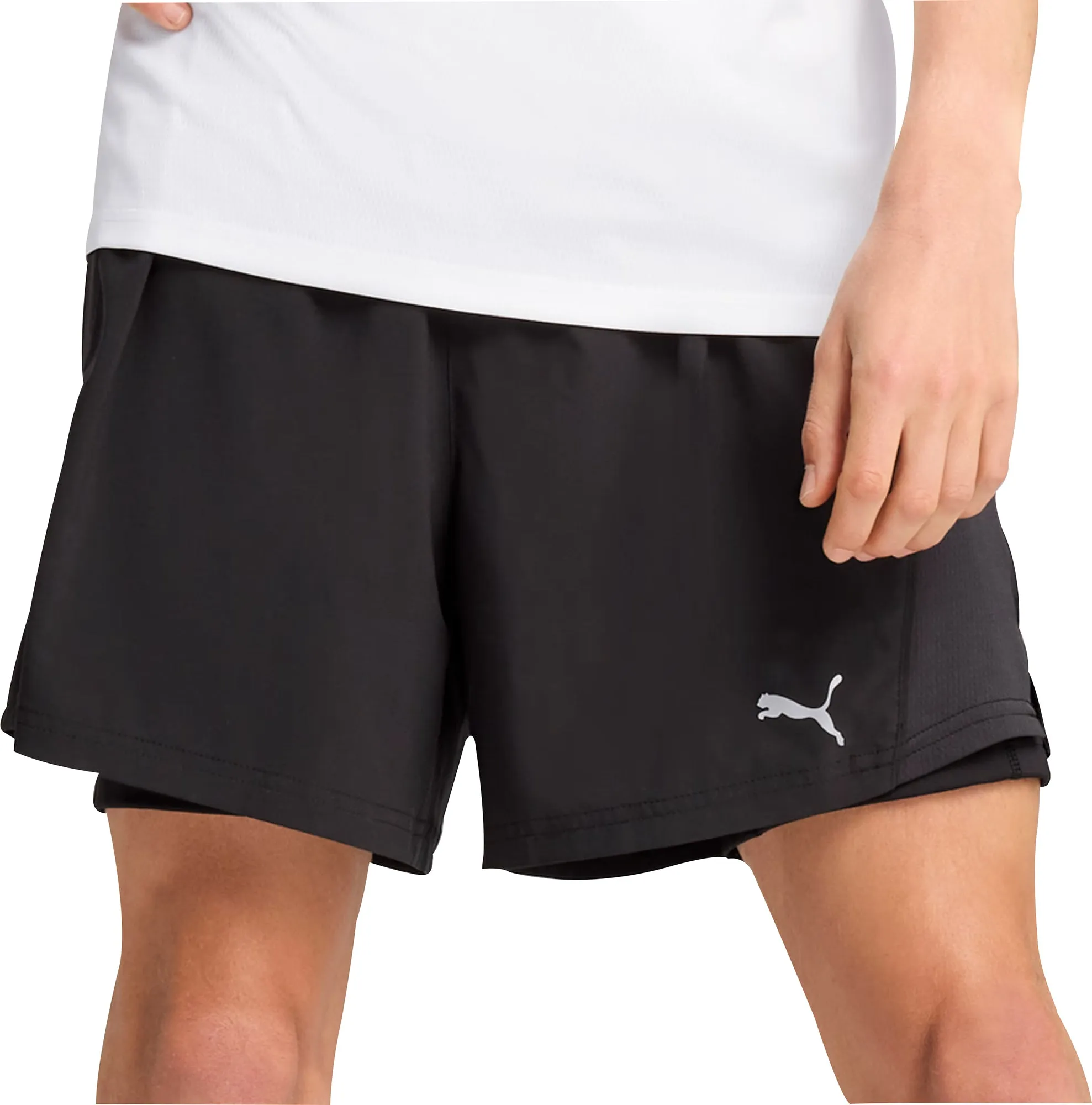 Underwear hikers Puma Velocity 2 In 1 Mens Running Shorts - Black