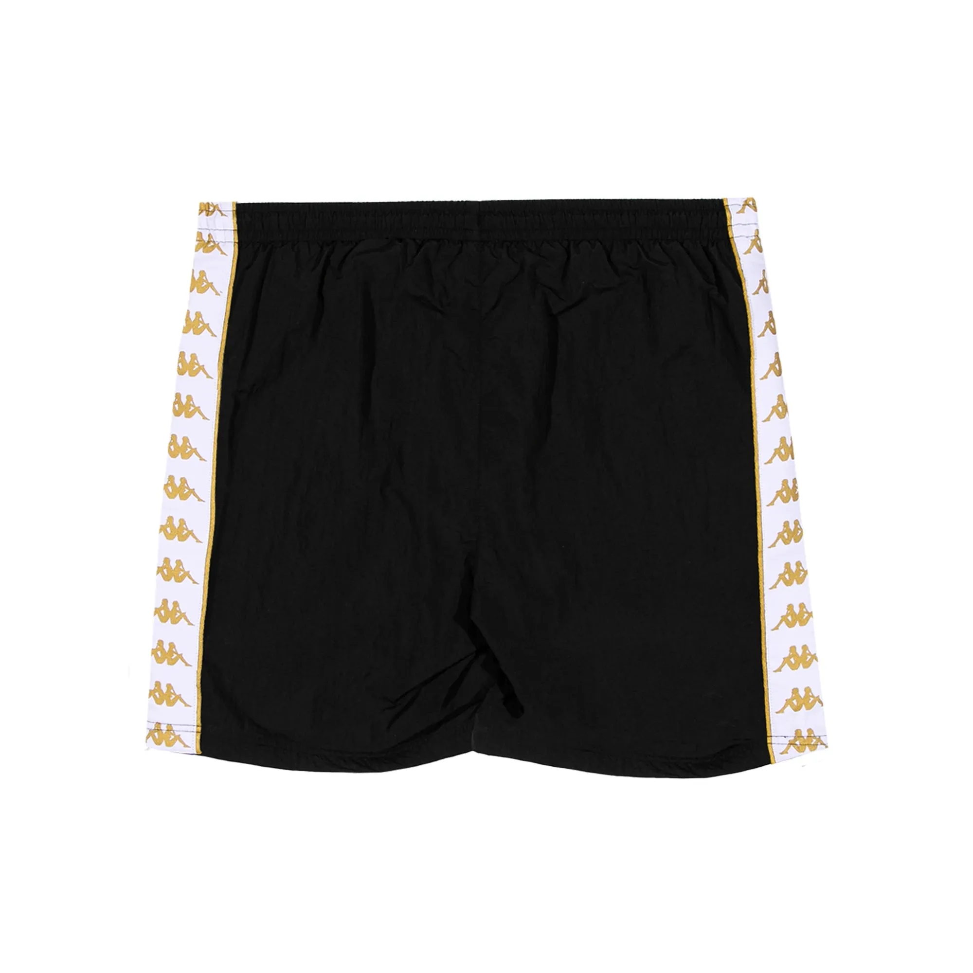 Reflective accents 222 Banda Nardo Shorts - Black Yellow Gold Rich White