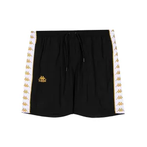 222 Banda Nardo Shorts - Black Yellow Gold Rich White Sandals ReflectiveAccents