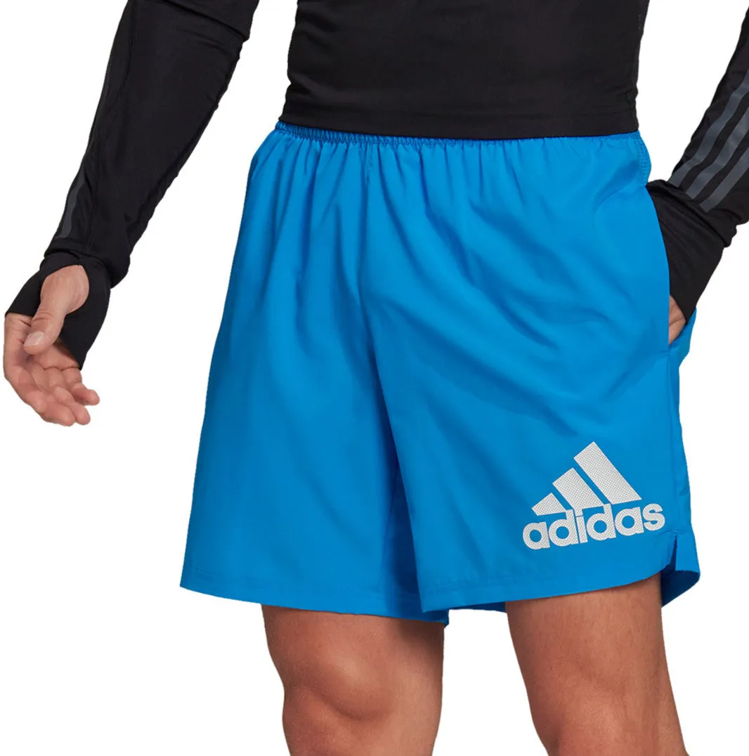 adidas Run It 7 Inch Mens Running Shorts - Blue Team Spirit