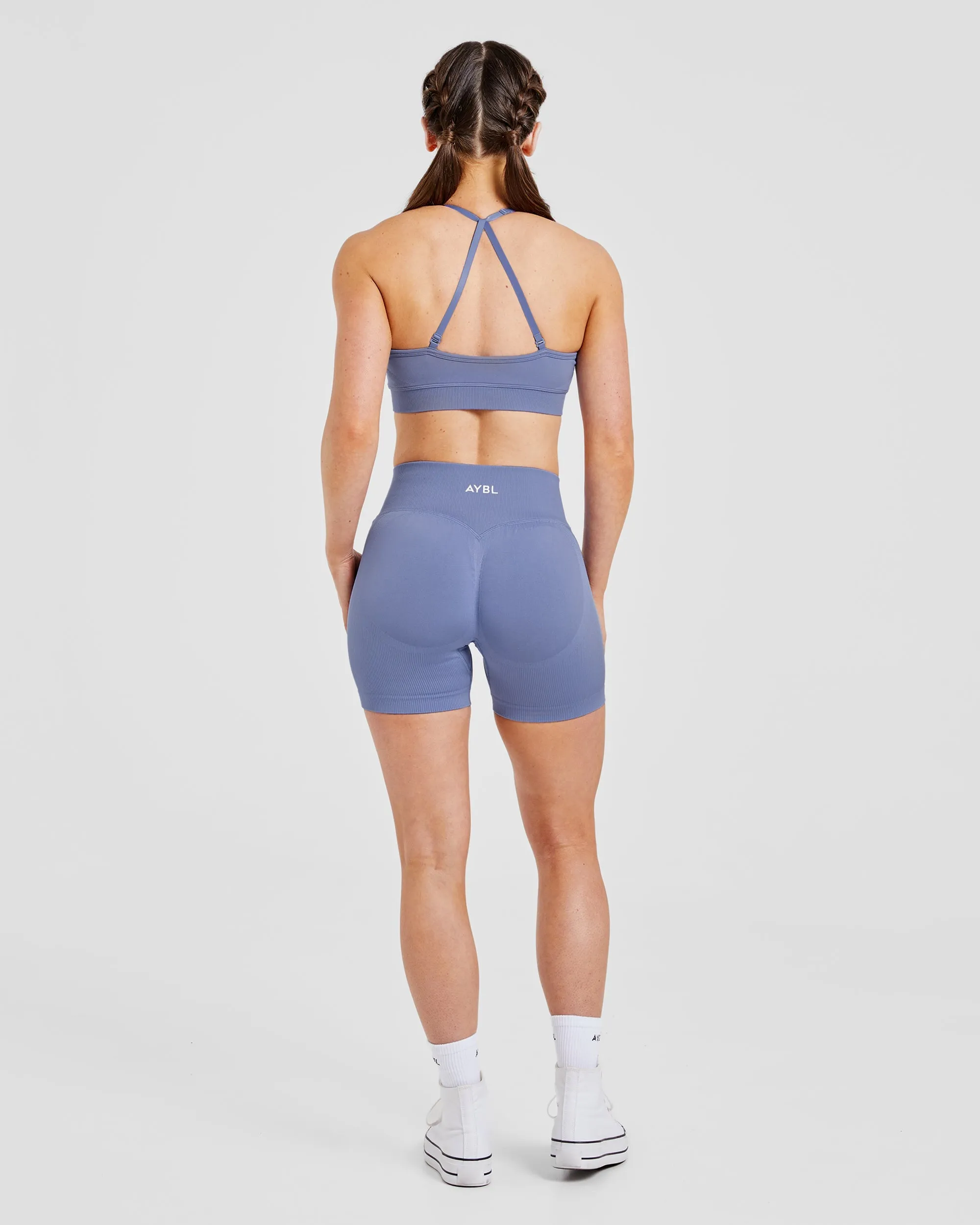 Adapt Seamless Sports Bra - Iris Blue Smooth Underwear