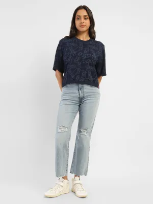 Teen Outfit Nature Lover Unisex Wear Wear It All Women's Blue Bootcut Fit High Rise Jeans