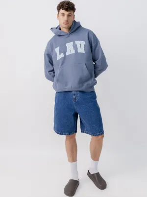 rooftop party look Sun Protection Fabric Baggy Denim Shorts