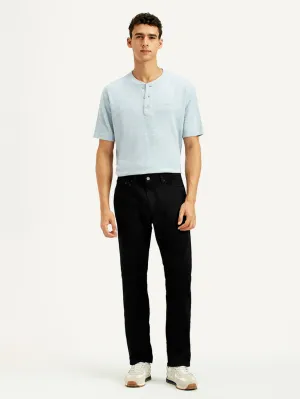 Men's 511 Black Slim Fit Mid Rise Jeans Weekend Warrior Luxury Athlete Fit