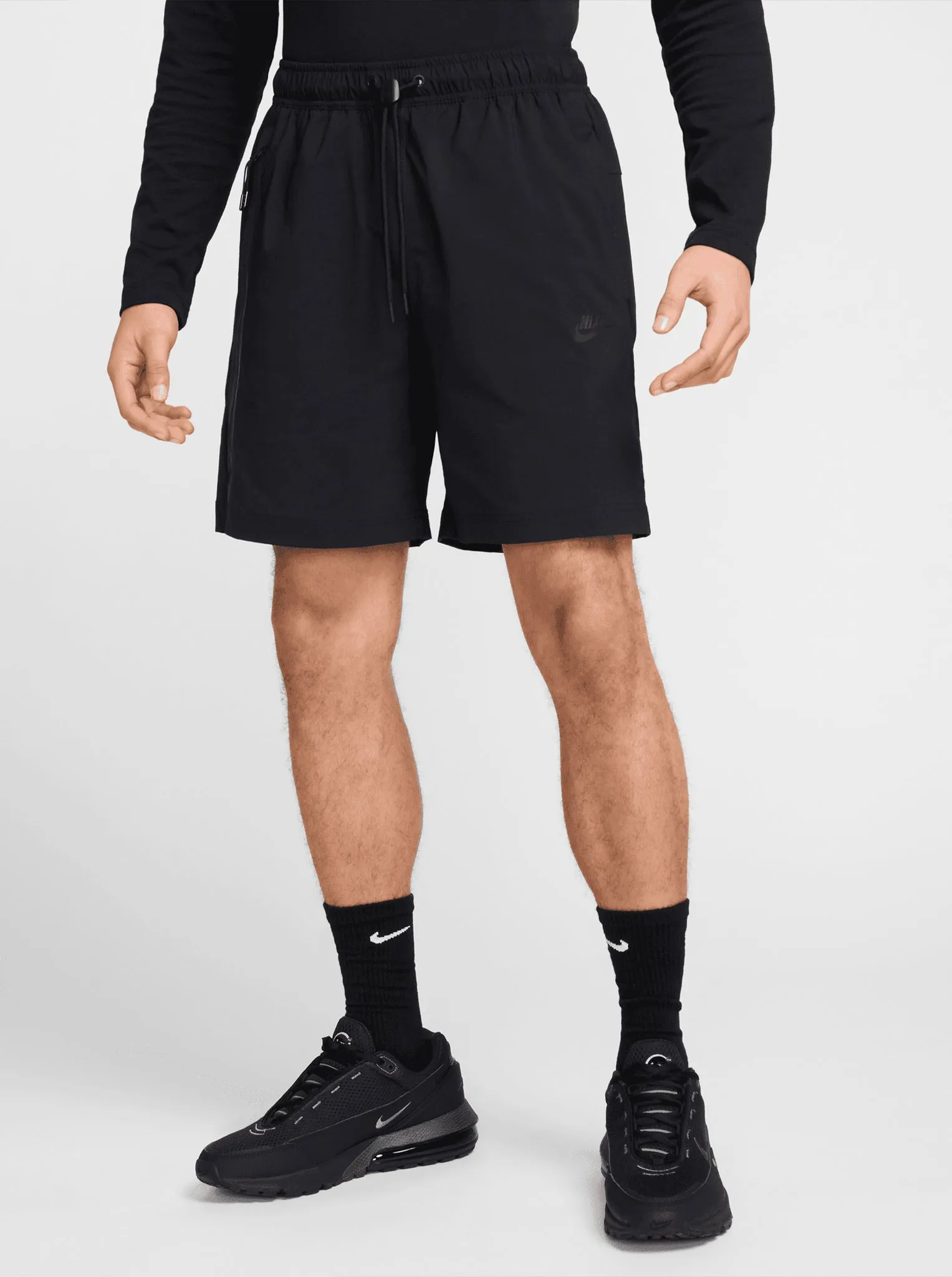 Light Reflective Trim Golf Apparel Tech Woven Shorts
