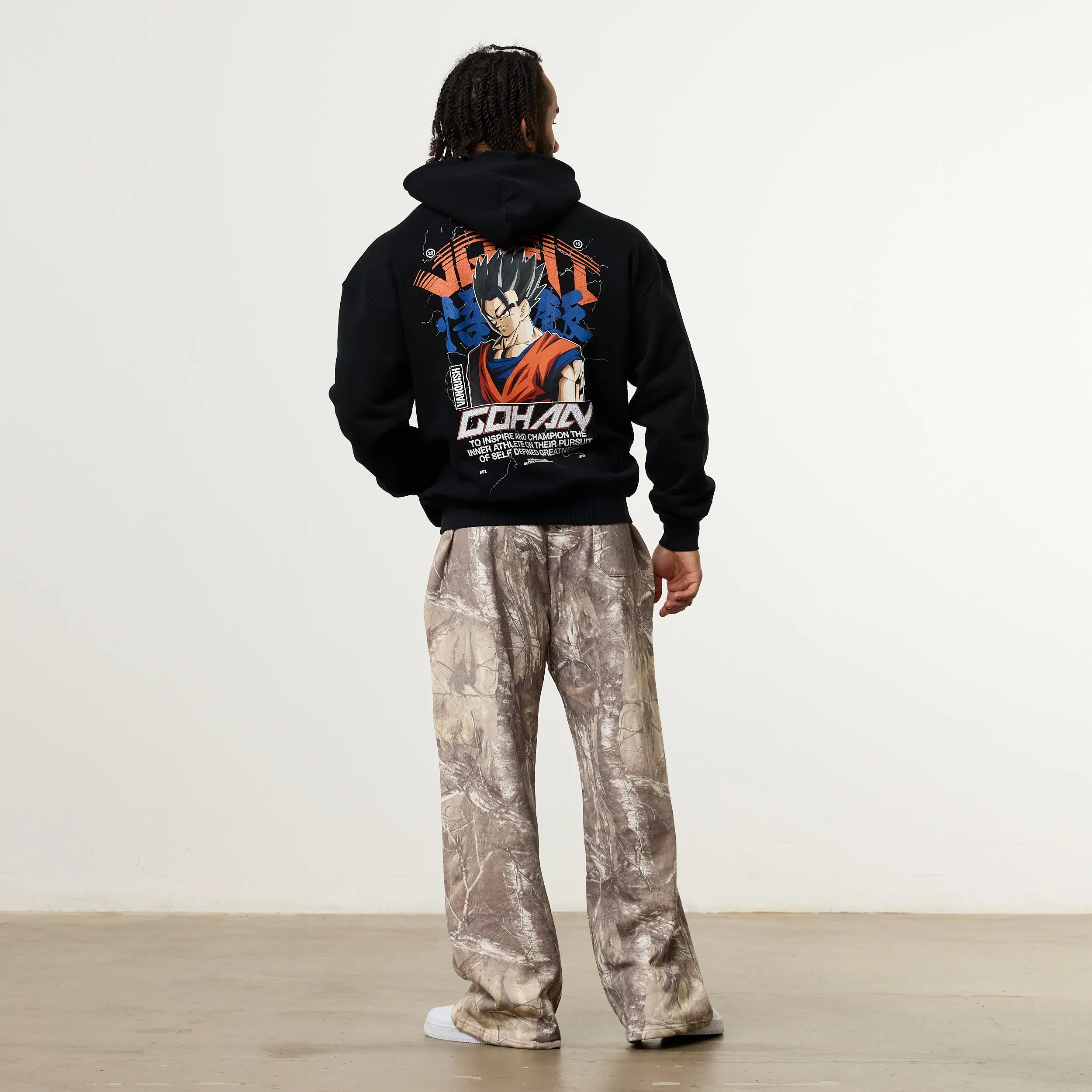 Vanquish DBS Gohan Black Hoodie Skating wear