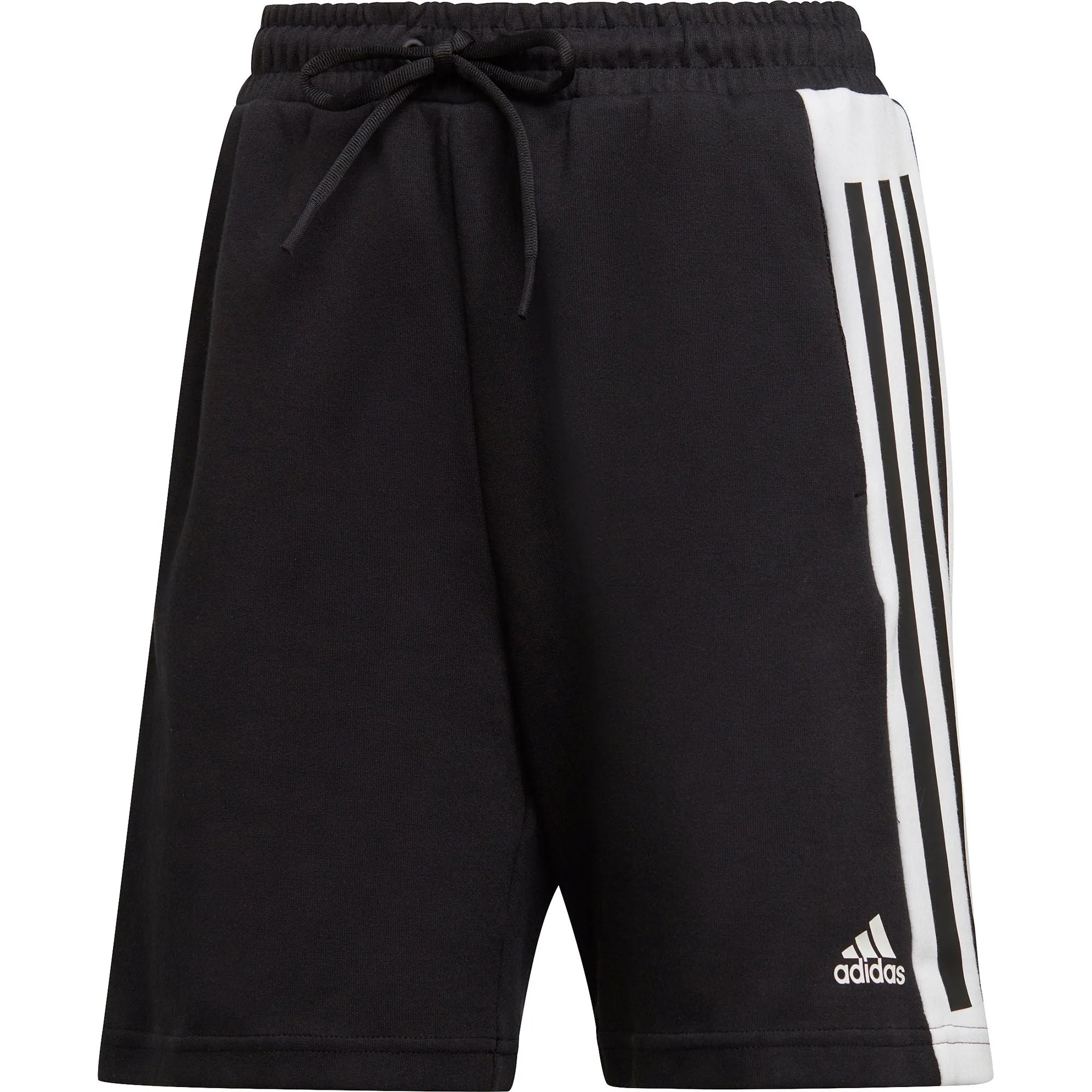 adidas Future Icons 3 Stripes Mens Training Shorts - Black Outdoor Style