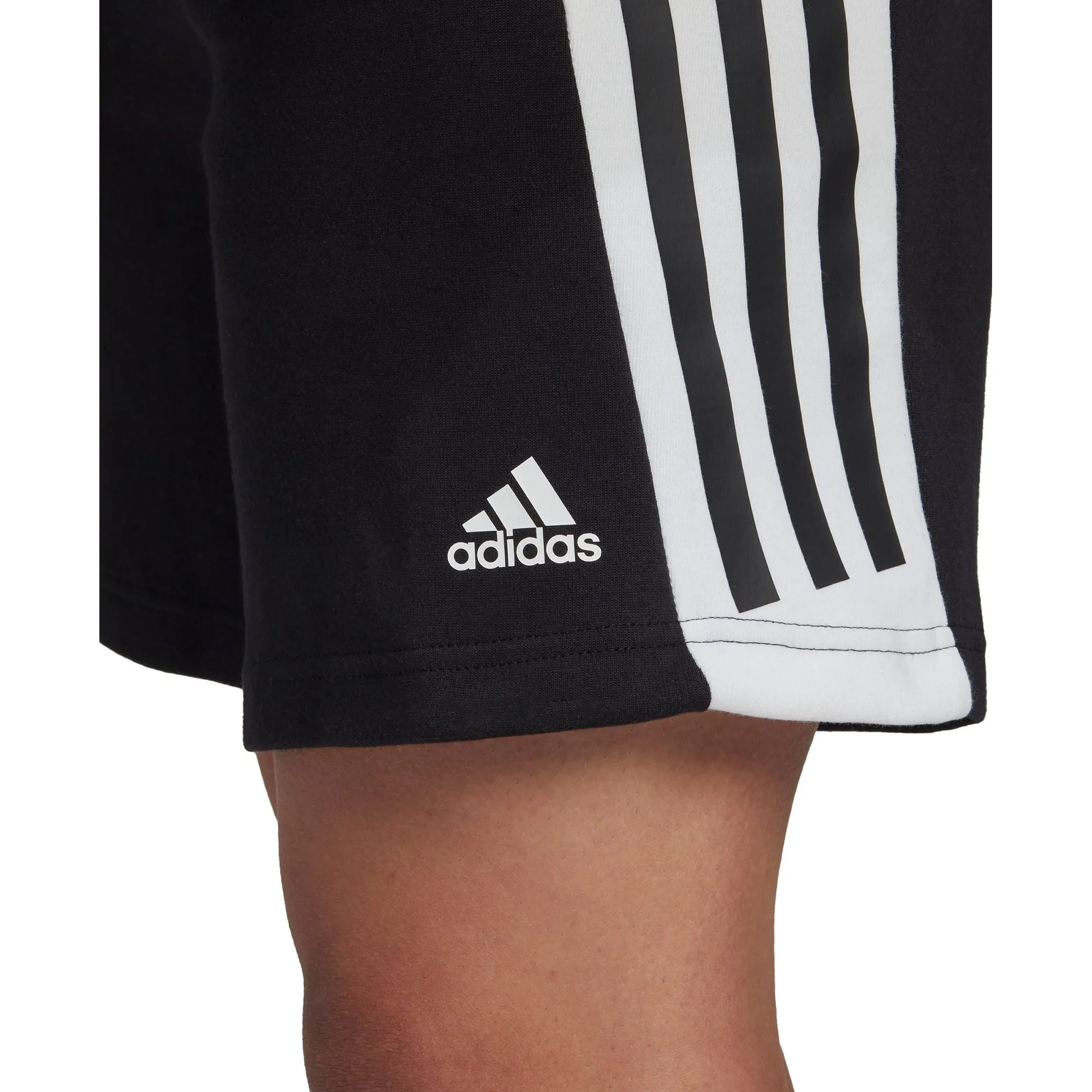 Classic Vibe garden party wear adidas Future Icons 3 Stripes Mens Training Shorts - Black