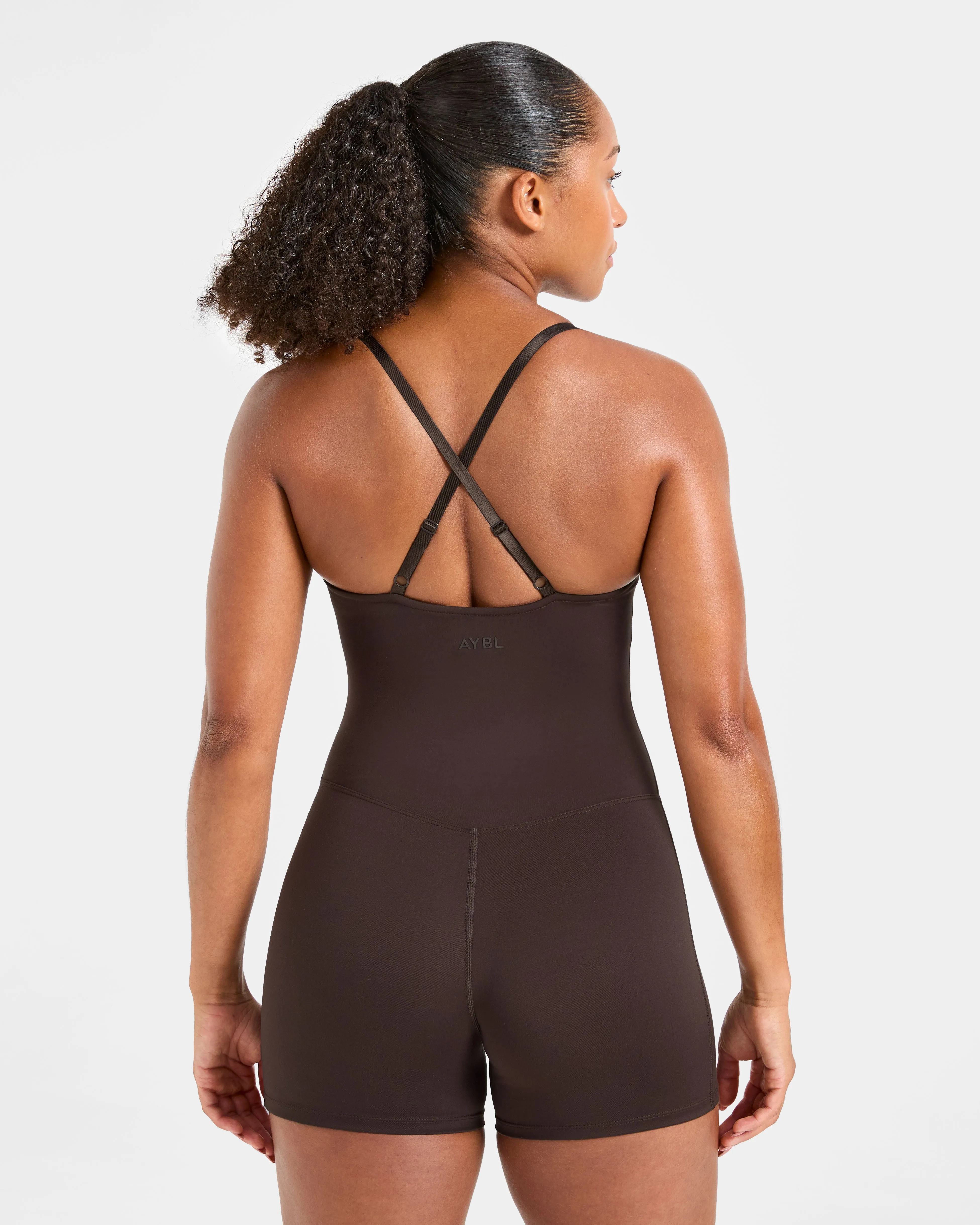Staple Shorts All In One - Coffee Brown Compression Fit