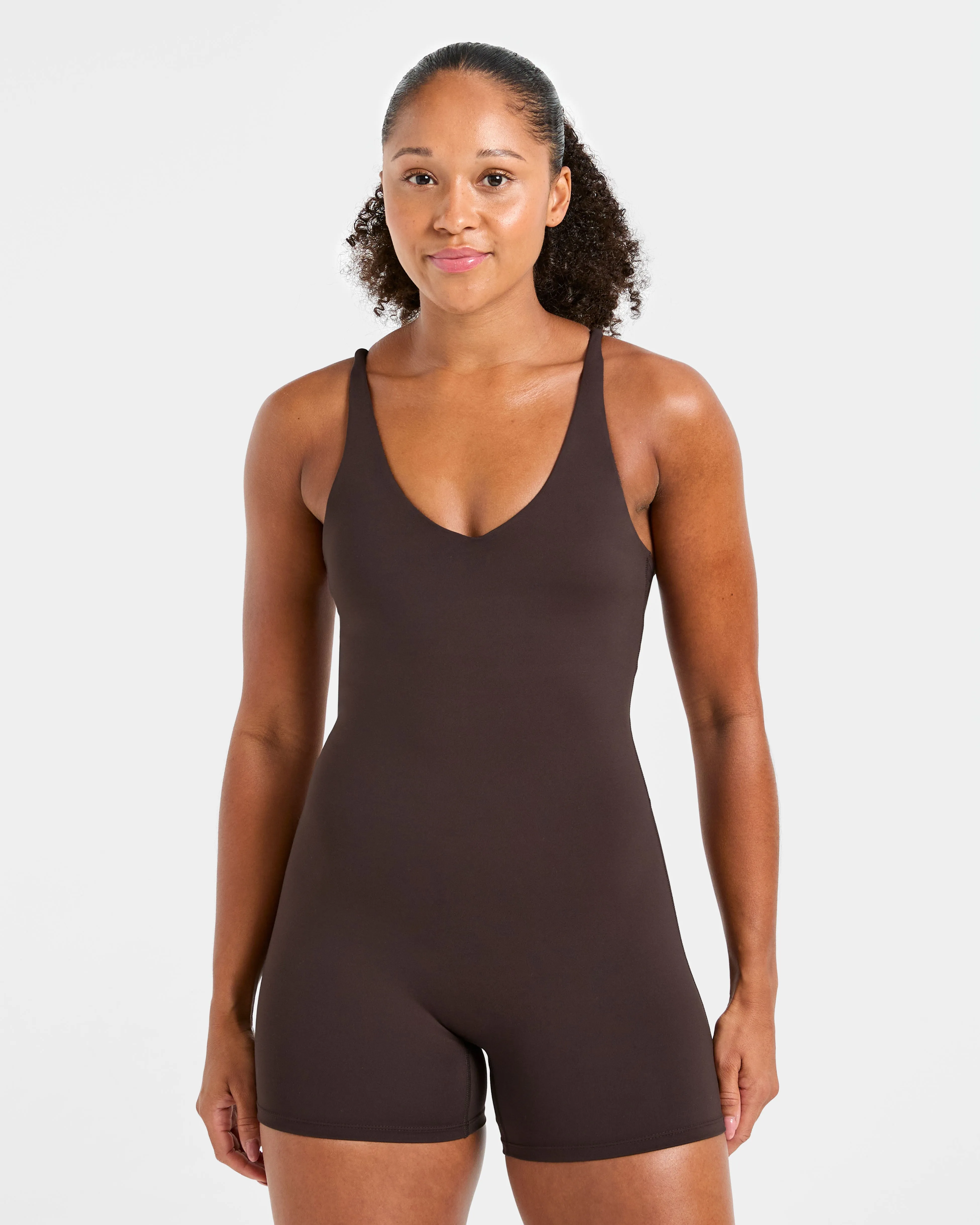 Staple Shorts All In One - Coffee Brown Hike Fit