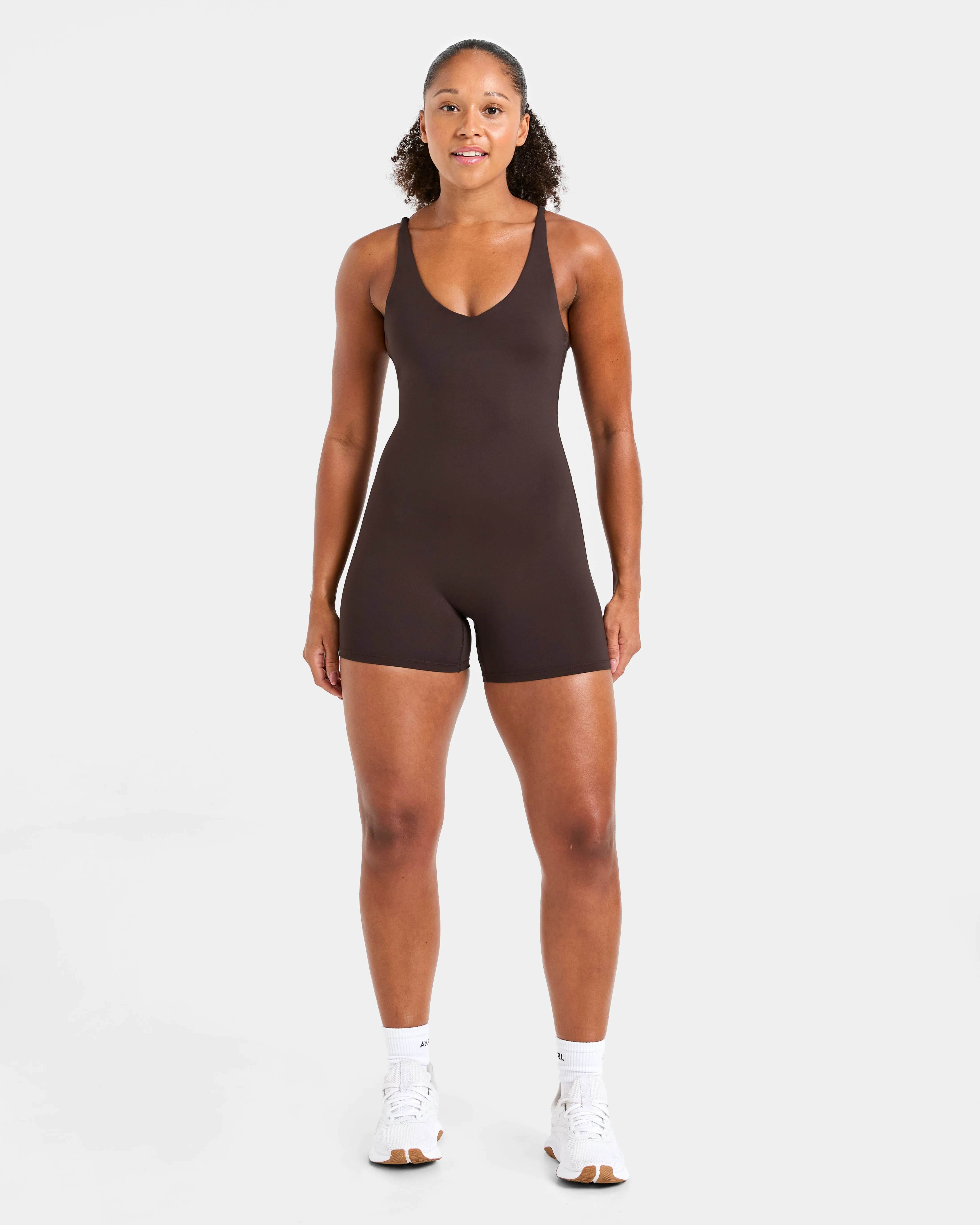 Staple Shorts All In One - Coffee Brown Dynamic Glow DoubleStitchReinforcement
