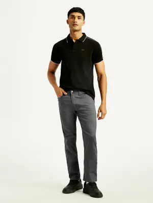 Everyday Wear Smooth Lightweight Men's 511 Charcoal Grey Overdyed Slim Fit Mid Rise Jeans