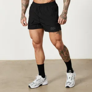Vanquish Utility Black 4" Shorts Quick Fit Classic Fit