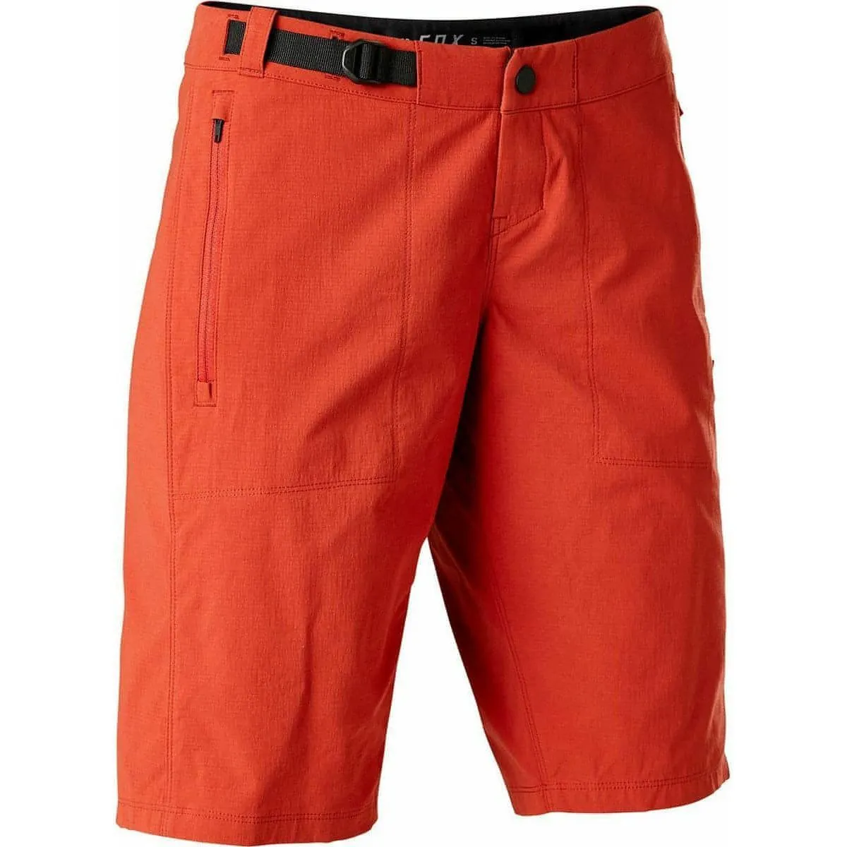 Striped Pattern Fox Ranger Liner Womens Baggy Cycling Shorts - Red