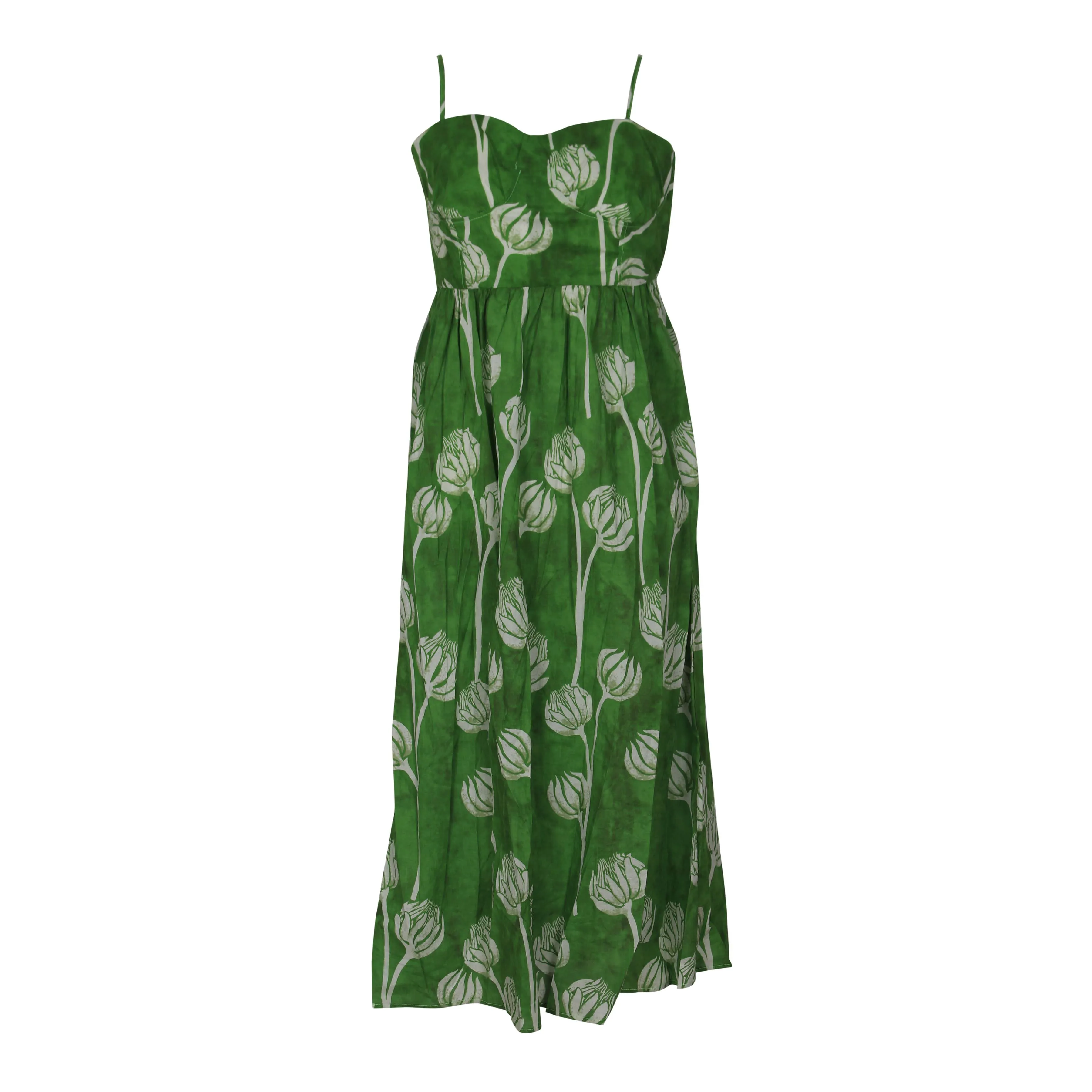 LADIES CASUAL PRINTED STRAPED DRESS NoRubEdging