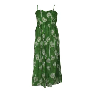LADIES CASUAL PRINTED STRAPED DRESS NoRubEdging