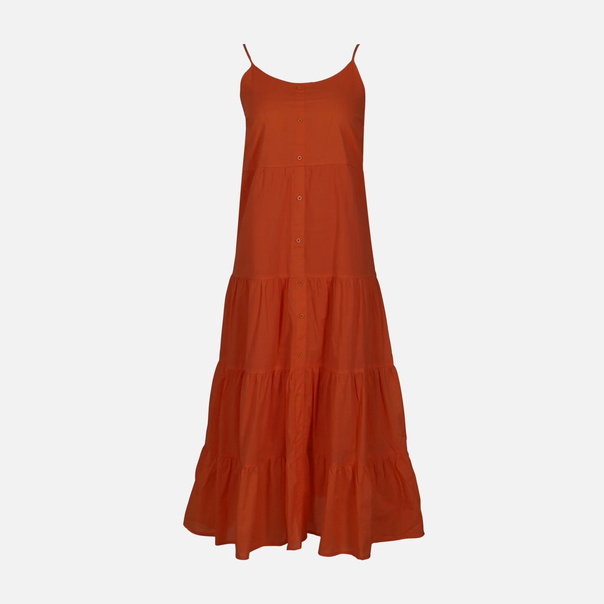MachineWashable NonRestrictiveSilhouette WOMEN SLEEVE LESS LONG DRESS