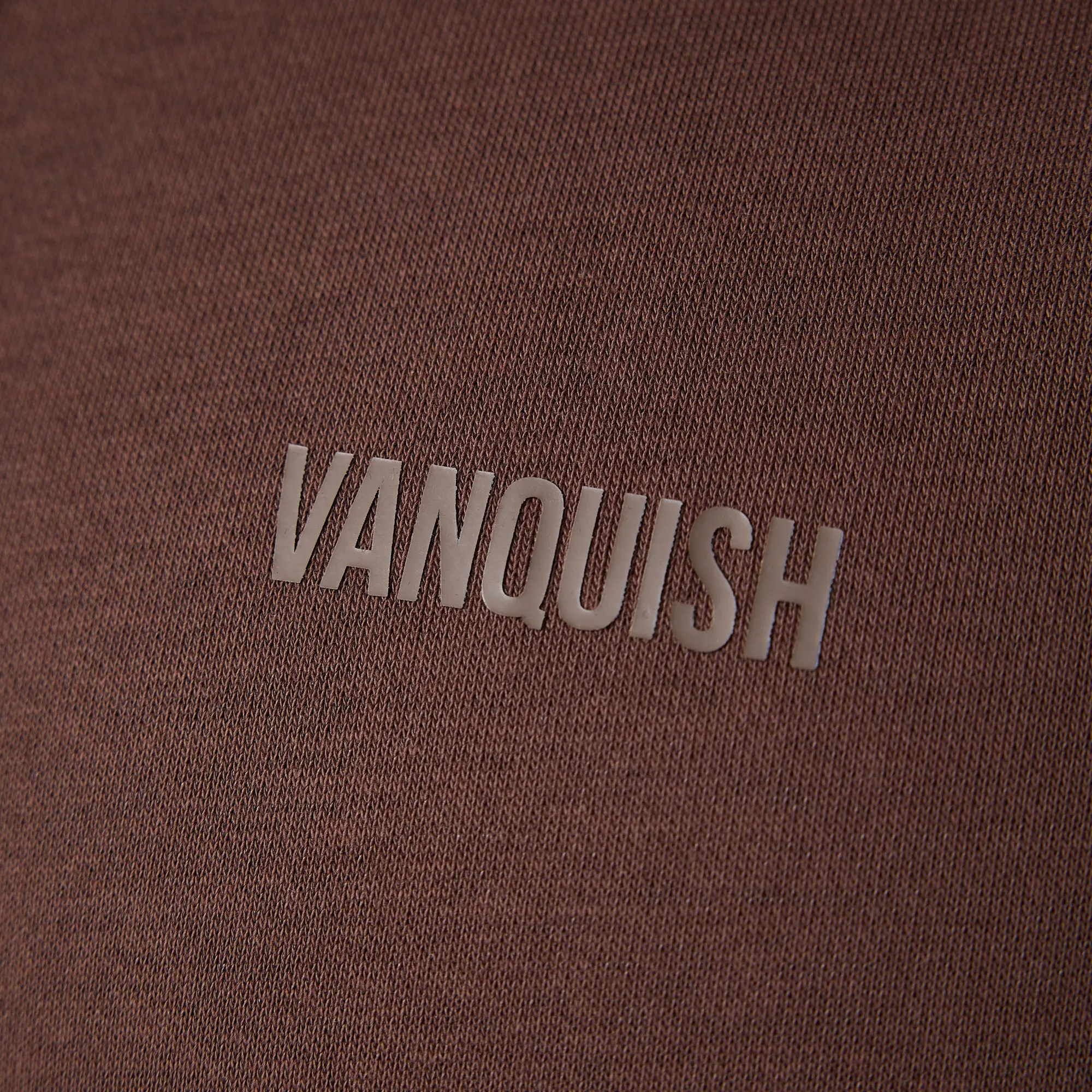Polyester Blend Outdoor Comfort Vanquish Essential Chocolate Oversized Pullover Hoodie