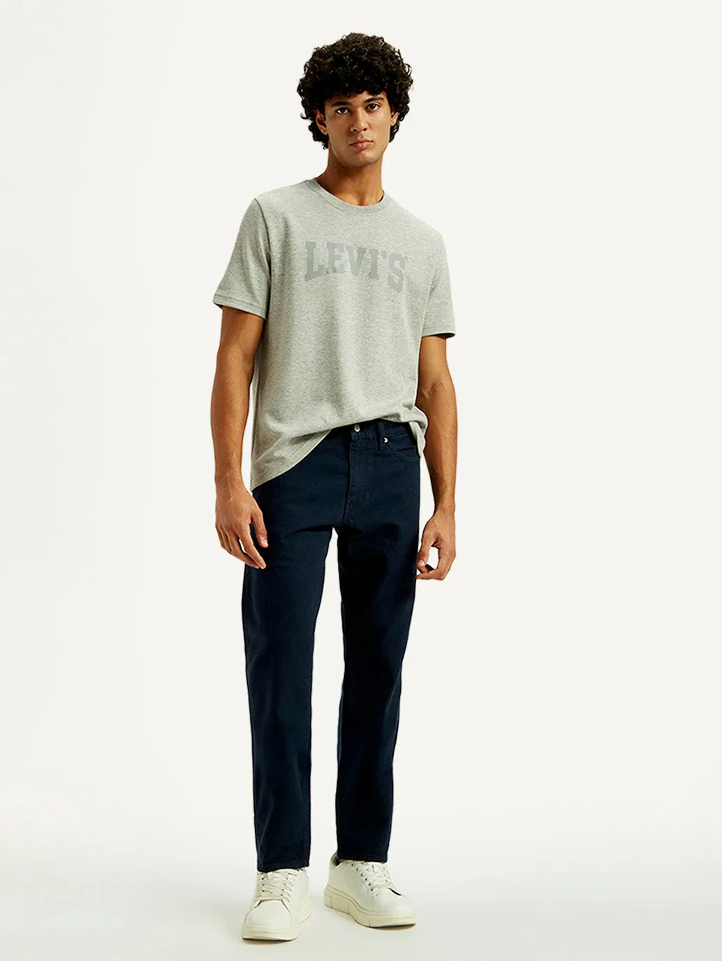 Men's 541 Blue Athletic Tapered Fit Mid Rise Selvedge Jeans Relaxed Style Bold