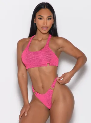 Breathable-material Neon Nights Bikini Top