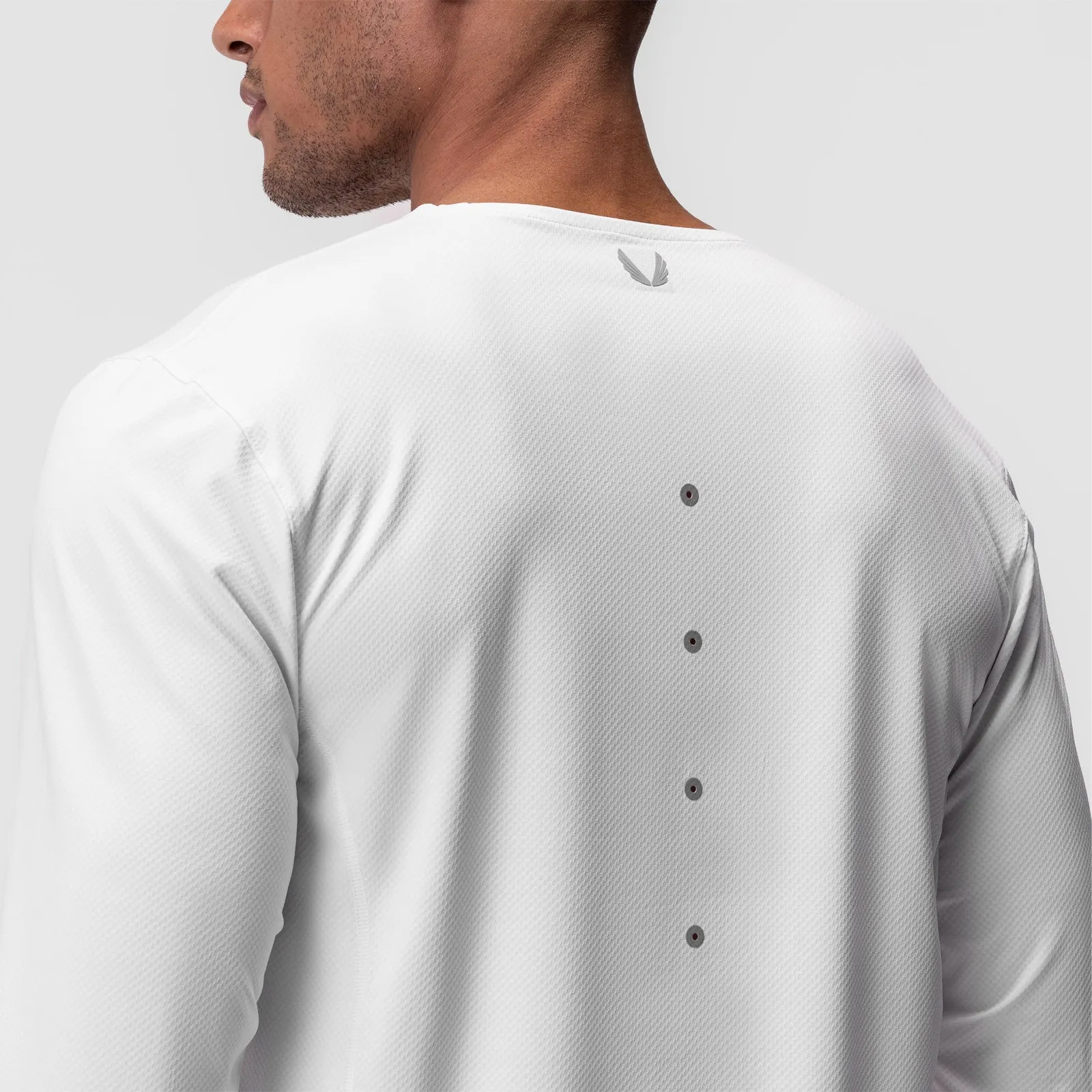 Dancing 0907. AeroSilver? Training Long Sleeve - White "Space Bracket"