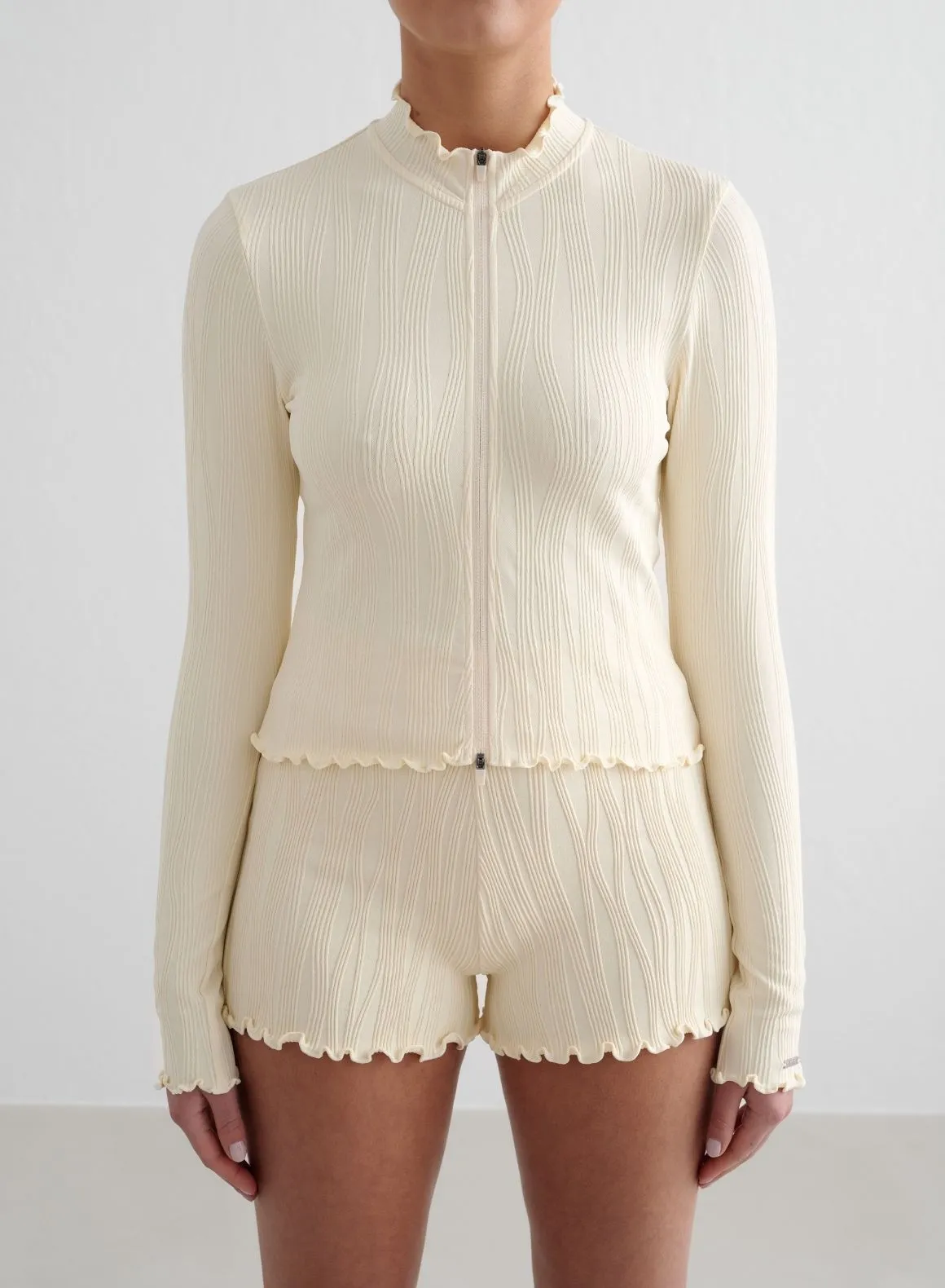 Almond White Tulip Shorts Go Light