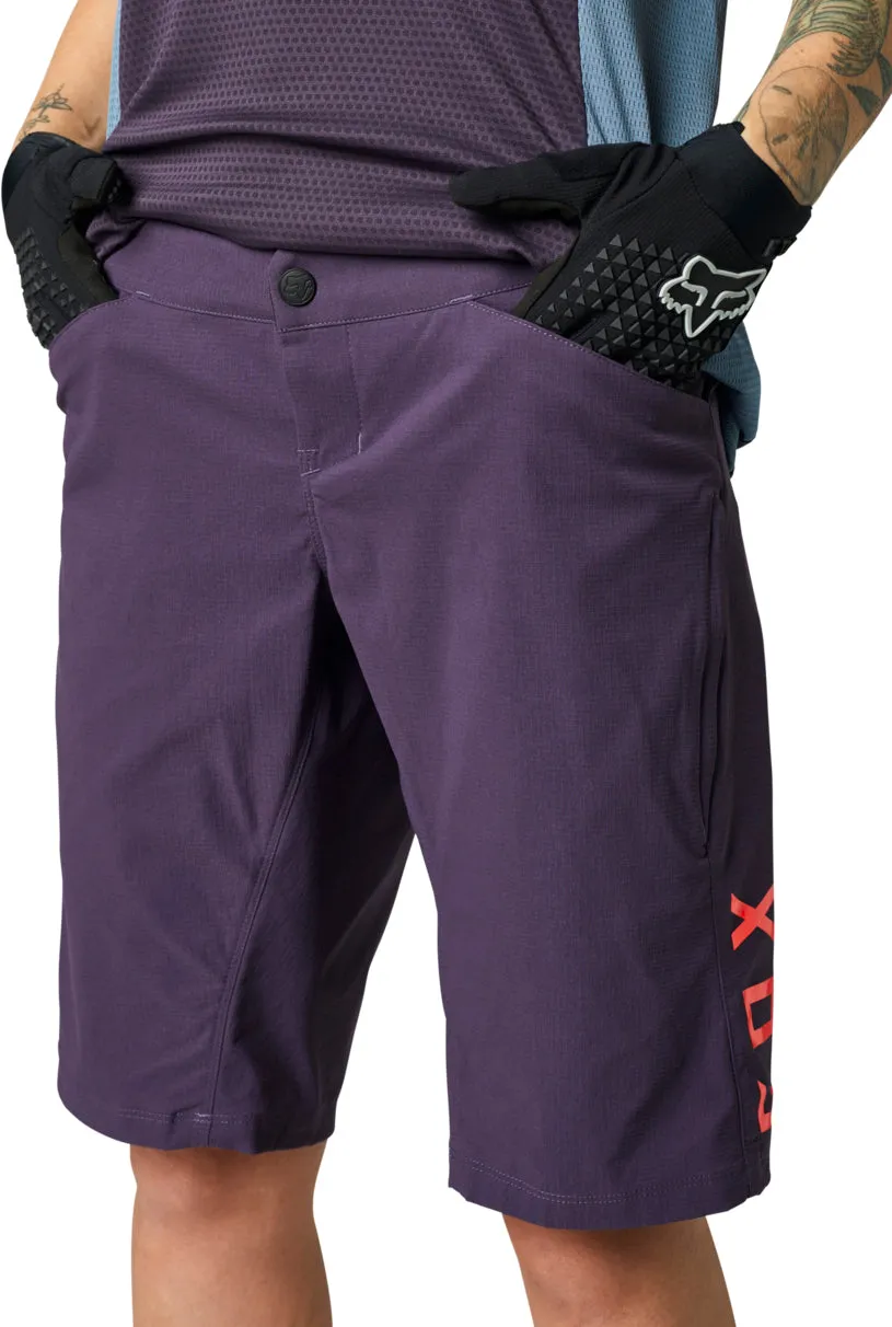 Fox Ranger Womens Cycling Shorts - Purple Versatile Piece
