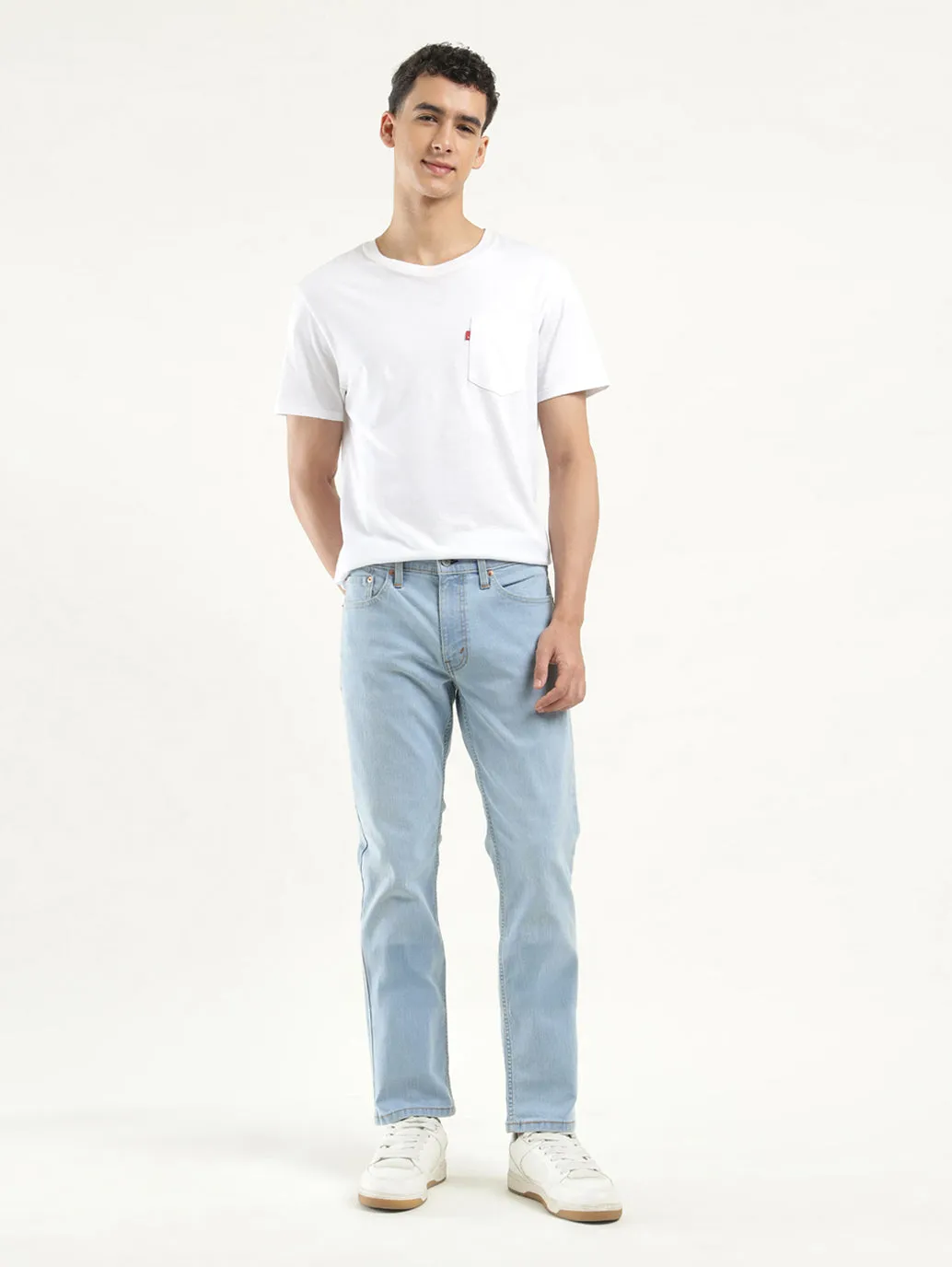 Weekend Getaway Outdoor Adventure Picnic Style Neutral Choice Men's 511 Indigo Slim Fit Mid Rise Jeans