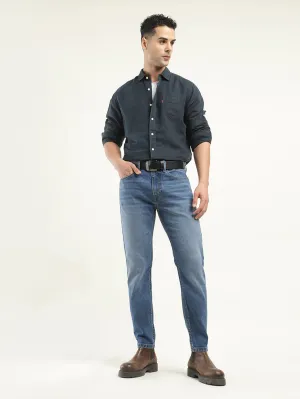 Effortless Clothing Vibrant Trendy Men's 512 Indigo Slim Tapered Fit Mid Rise Jeans