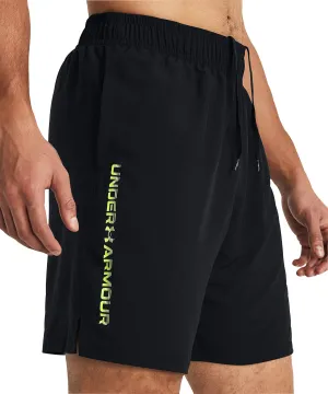dancewear Under Armour Tech Woven Wordmark Mens Training Shorts - Black