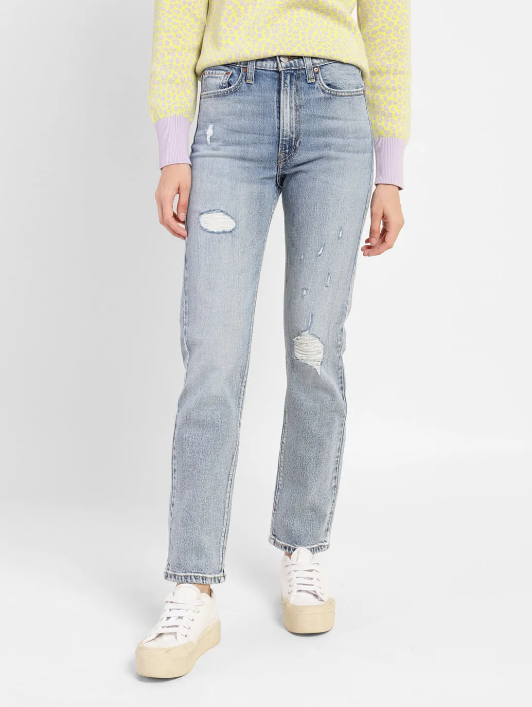 Street Vibe Women's 70s Blue Flared Fit High Rise Jeans