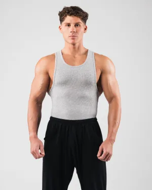 mine Zero Ribbed Tank 2pk - Heather Grey