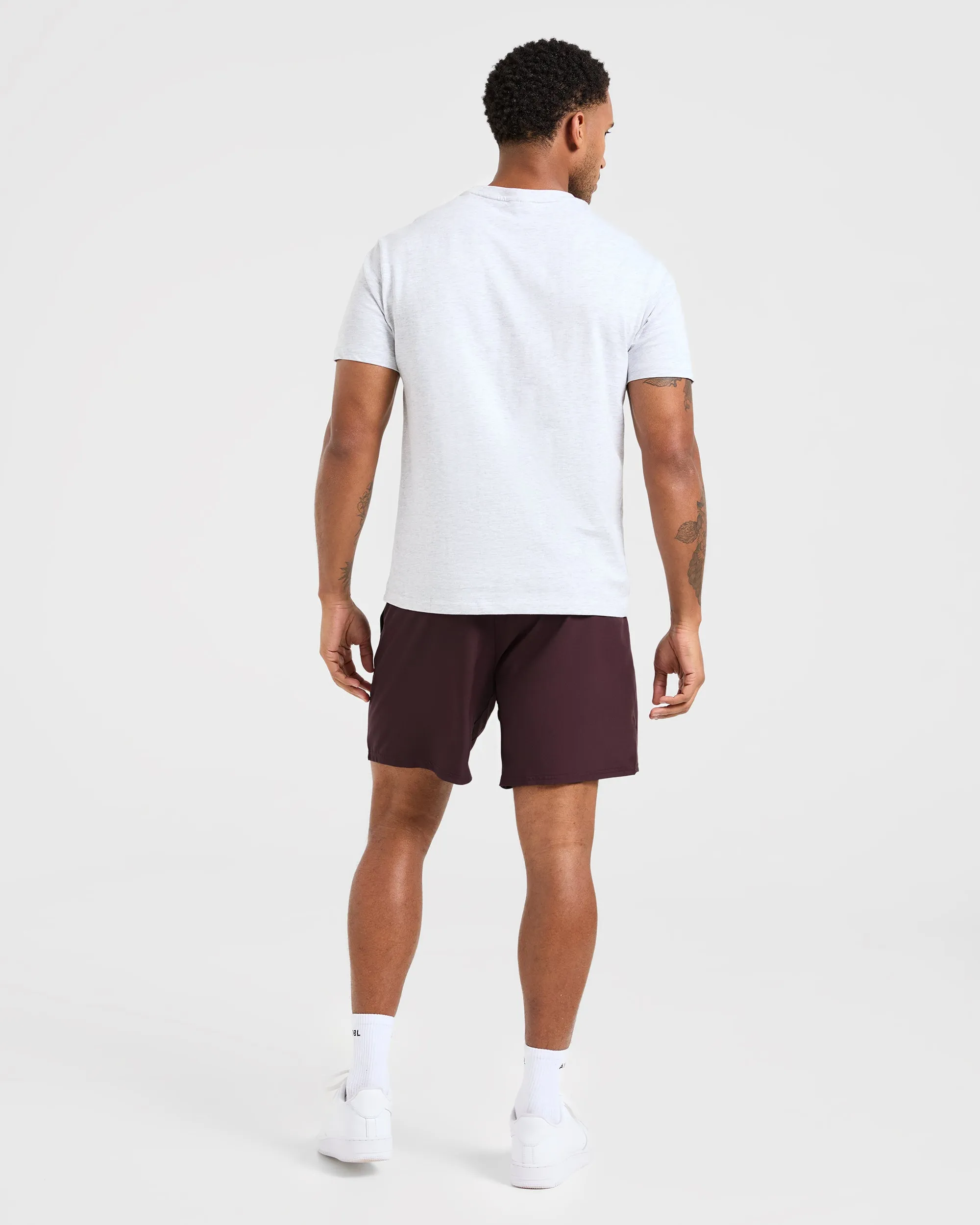 Core 7" Shorts - Dusty Plum Comfortable Stretch Metallic accents