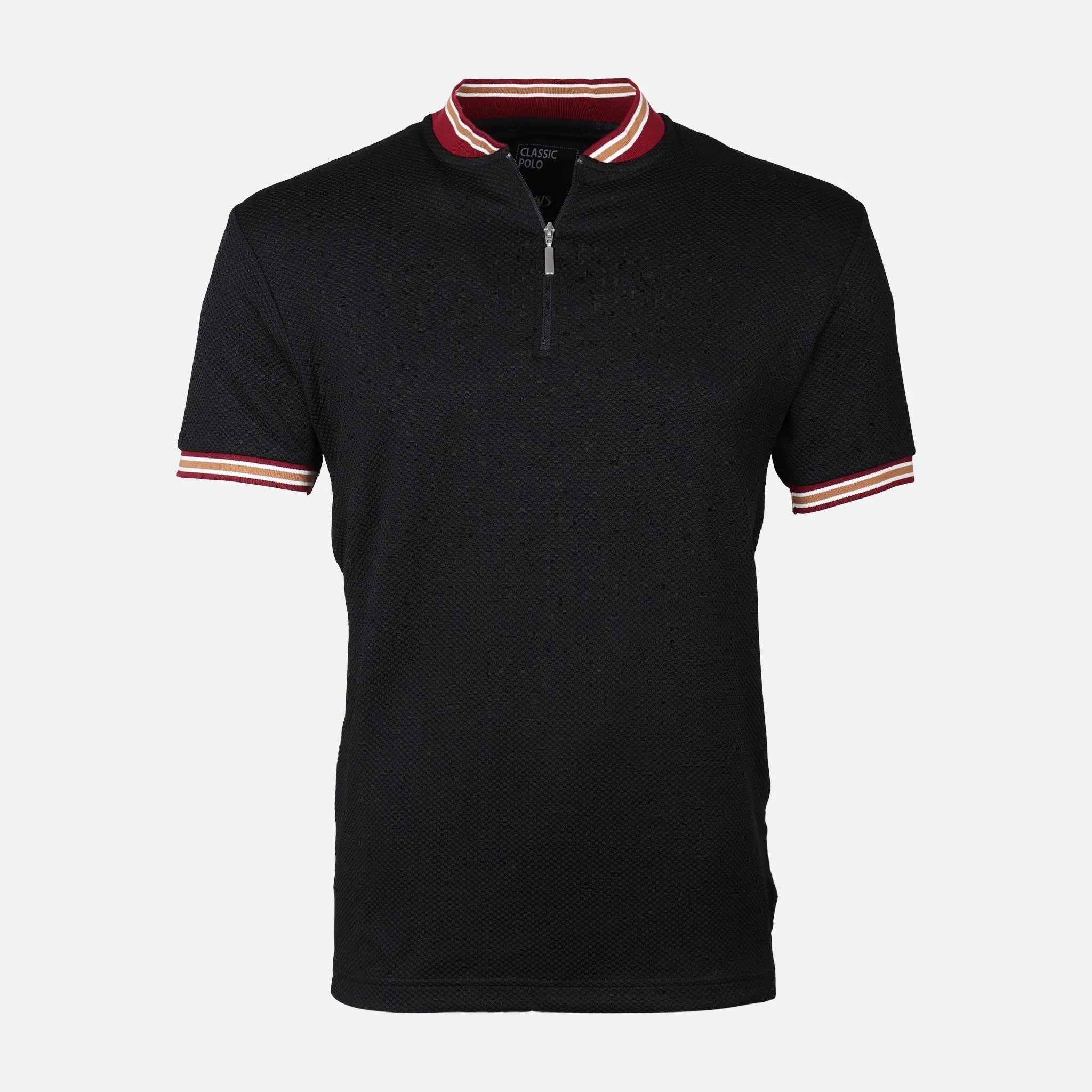 WrinkleResistant Finish MEN T-SHIRT HENLEY REGULAR FIT