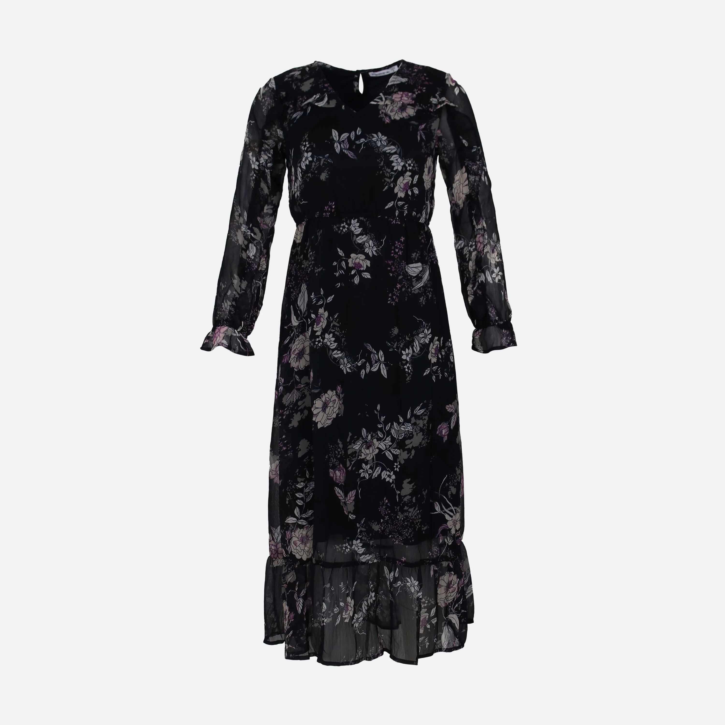 N LADIES CASUAL SHIFFON DRESS Durable Construction