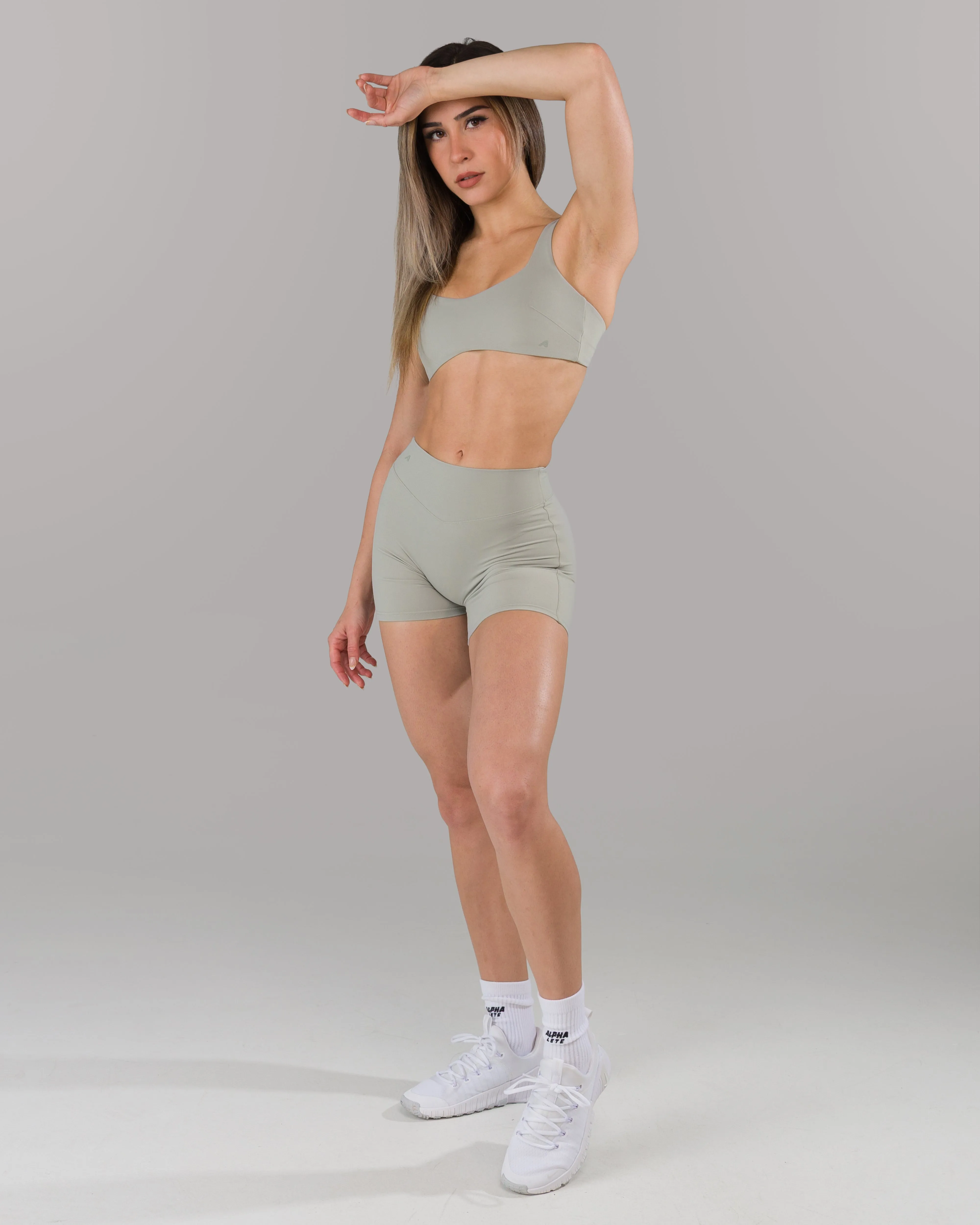 Affordable Round neck seams Lina Bra - Silver