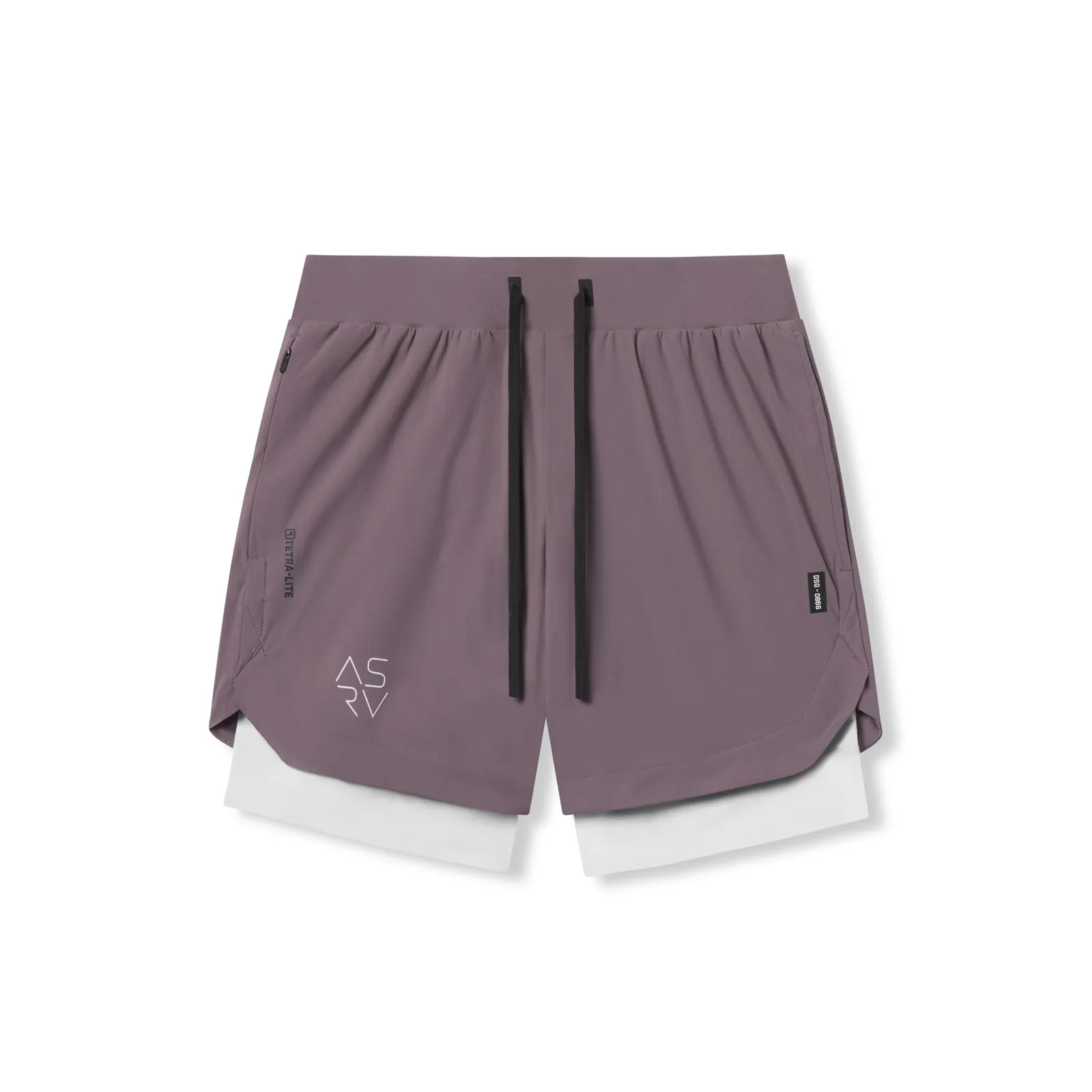 Everyday Basic 0866. Tetra-Lite? 7" Liner Short - Moonscape "Cyber"/White