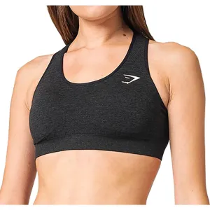 Training Gear Zigzag stitching Gymshark Vital Seamless Womens Sports Bra - Black