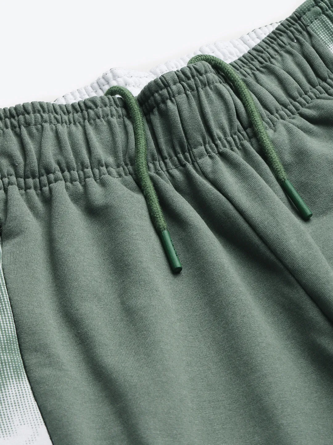 Organic Cotton Air Circulation Alcis Women Olive Green Solid Slim Fit Track Pants with Side Taping Detail