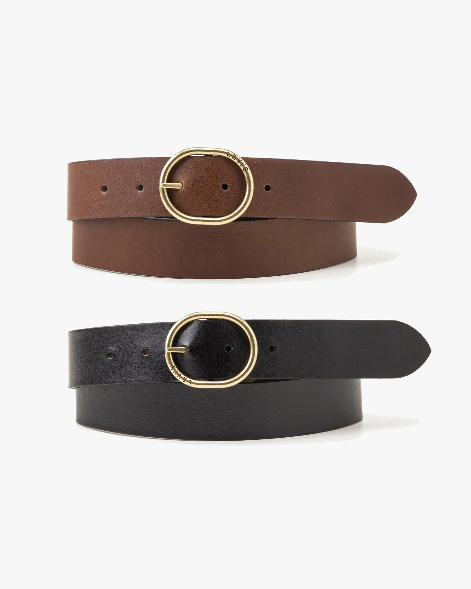 Lightweight Choice Levi's? Womens Arletha Reversible Leather Belt - Brown / Black