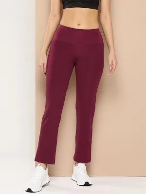 Alcis Women High Rise Active Pant Plaid detail