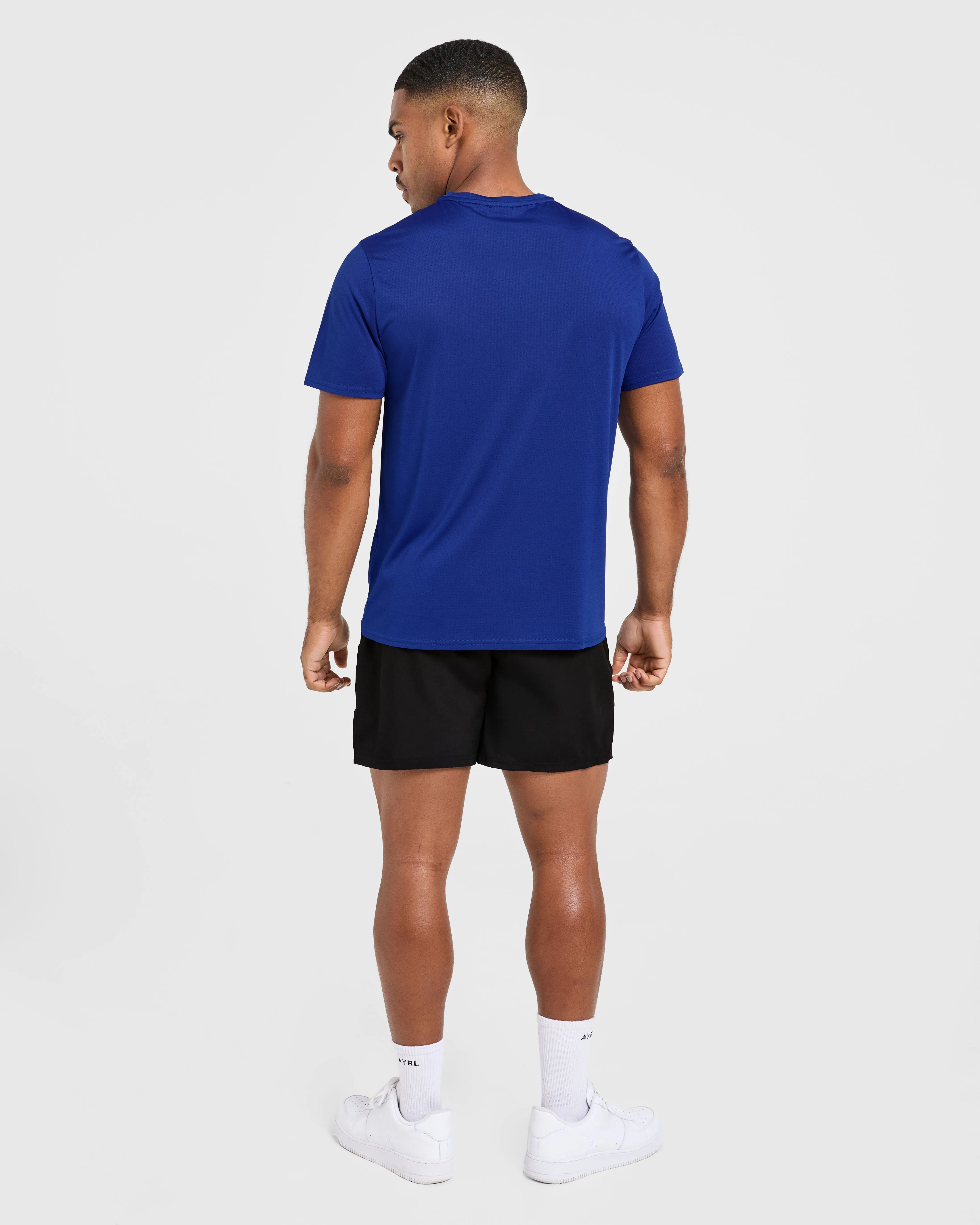 Outdoor Leisure Look FlexibleKnit Origin T Shirt - Cobalt Blue